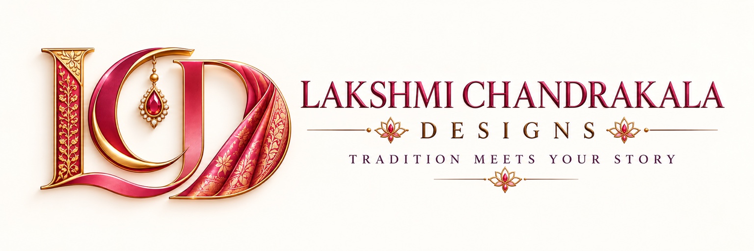 Lakshmi Chandrakala Designs. Tradition meets your story.